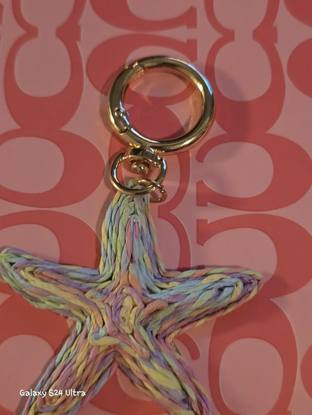 Starfish Bag Charm/ Keychain NEW